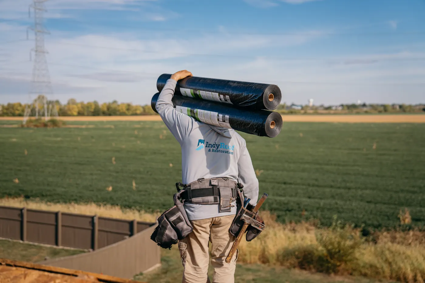 Commercial roof inspection documented in The Parks at Prestwick